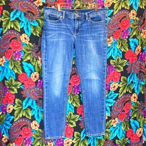 WOMEN'S LUCKY BRAND JEANS CHARLIE SKINNY DENIM BLUE JEAN PANTS SIZE 14/32 A